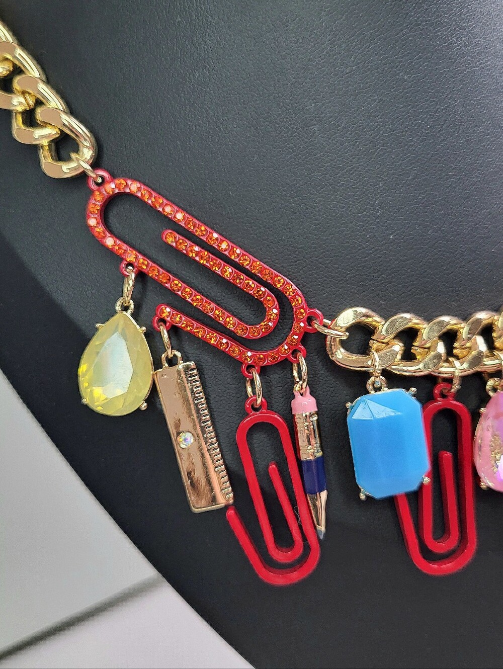 Betsey Johnson Back To School Teacher Necklace Bracelet And Earrings Set. NWT - Picture 4 of 16